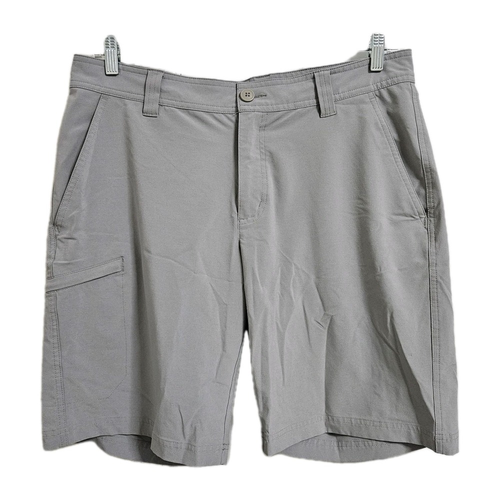 Columbia Omni-Shield Shorts Mens 36 Gray Quick Dry Advanced Repellency Outdoors